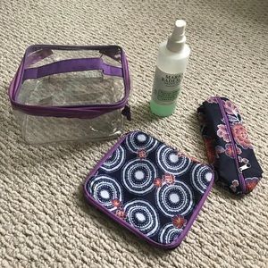 Mario Badescu Facial spray makeup bag bundle
